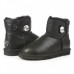 UGG Bailey Button Mini Bling Leather Black